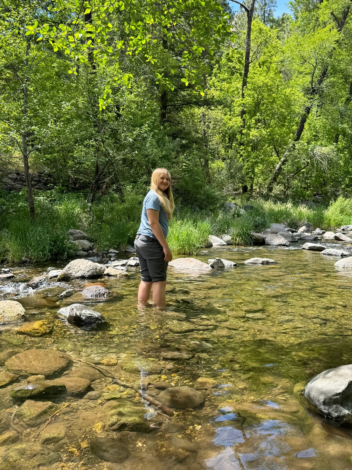 Oak Creek Canyon with Teddy
